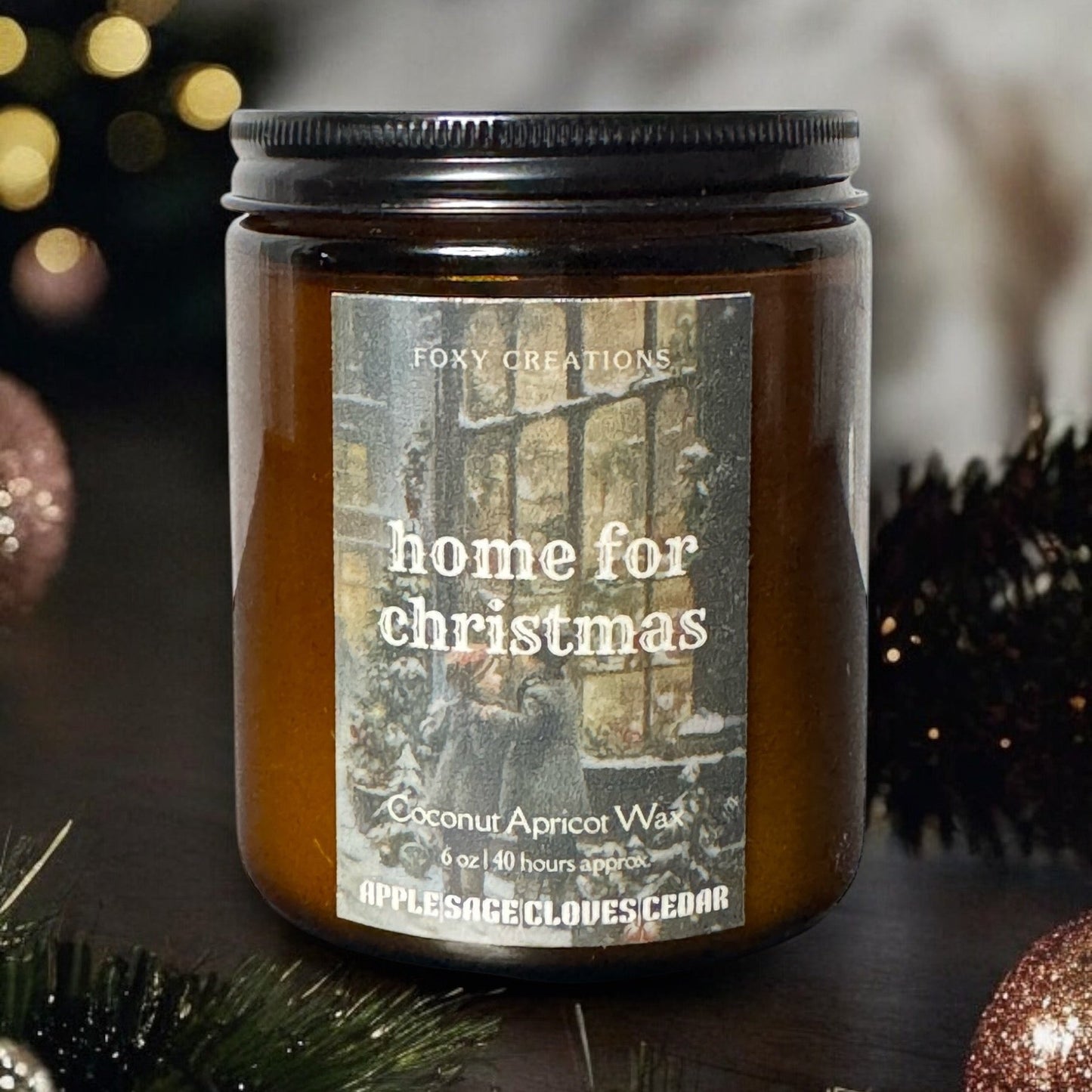 Home For Christmas(Special Edition)-Coconut Apricot Wax Candle