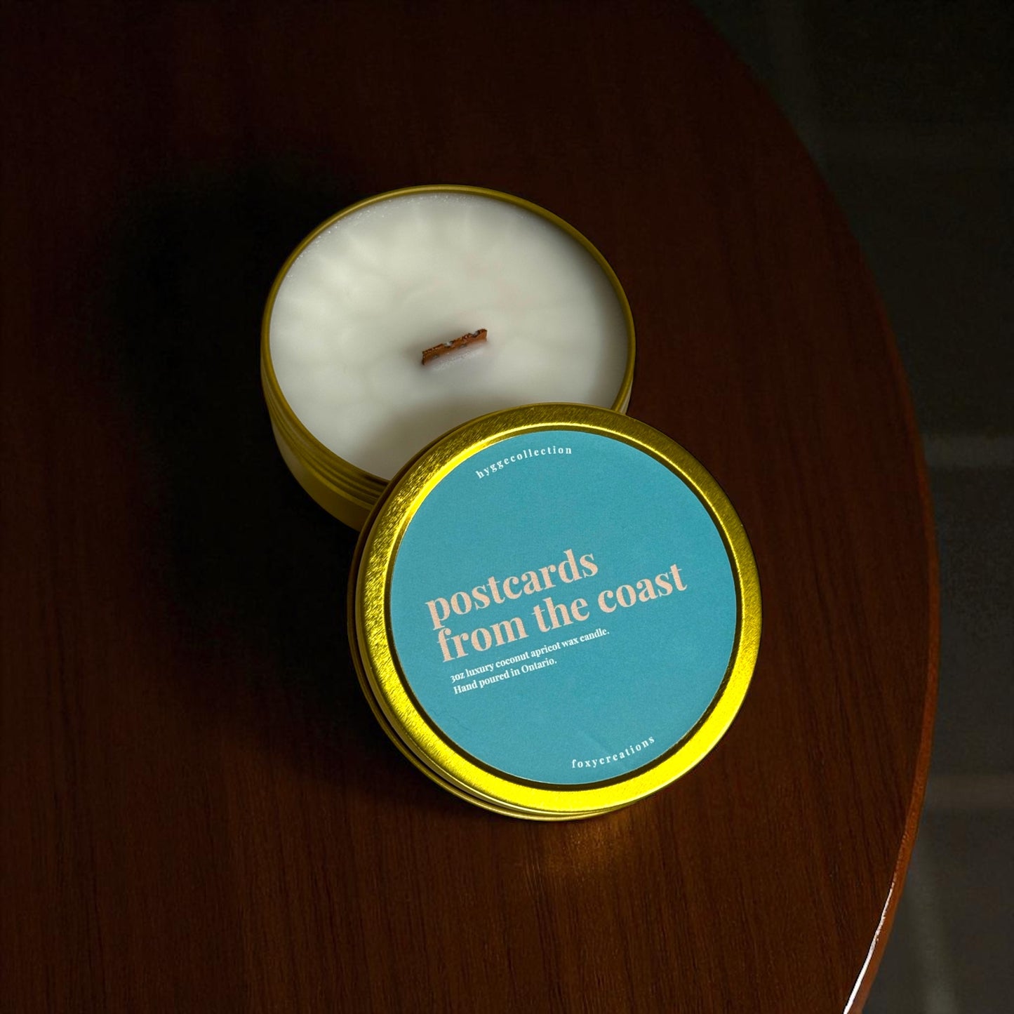 Postcards from the coast- Coconut Apricot Wax Candle