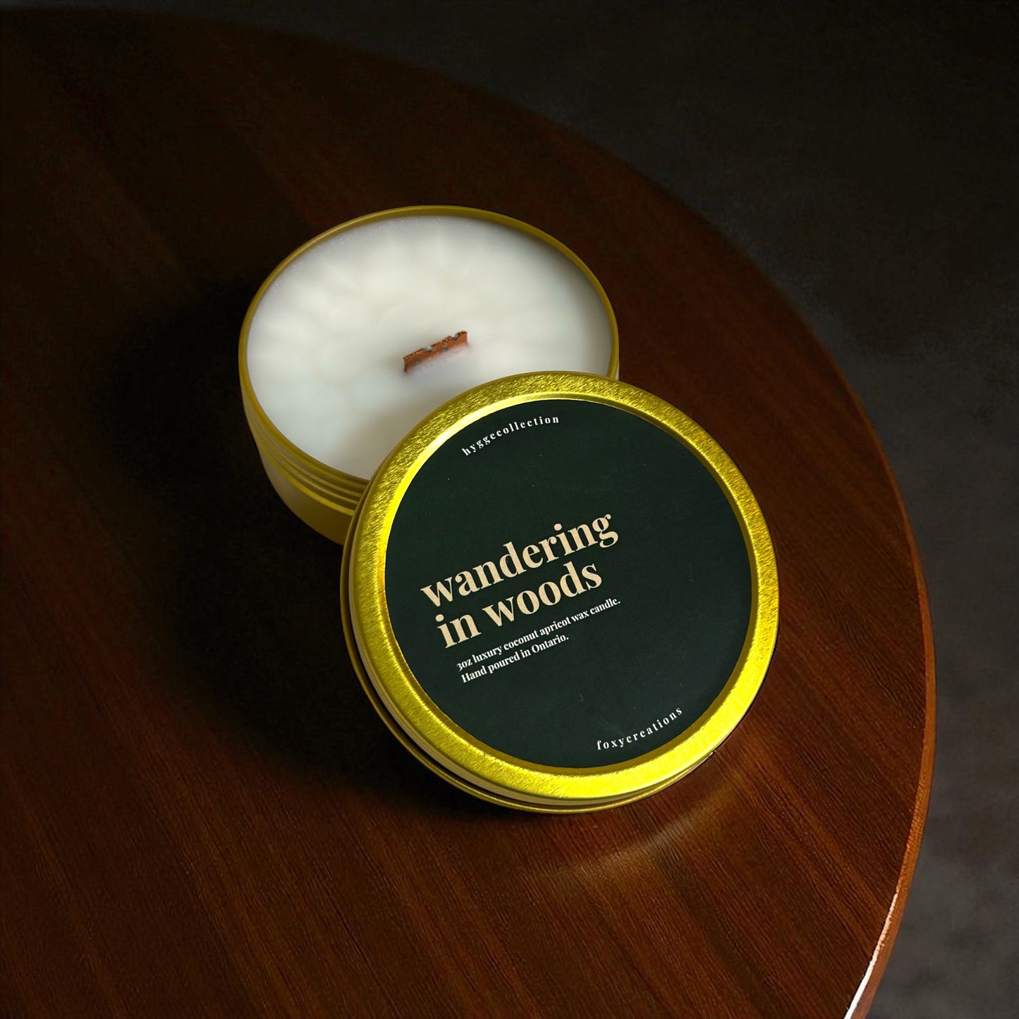 Wandering in Woods – Coconut Apricot Wax Candle