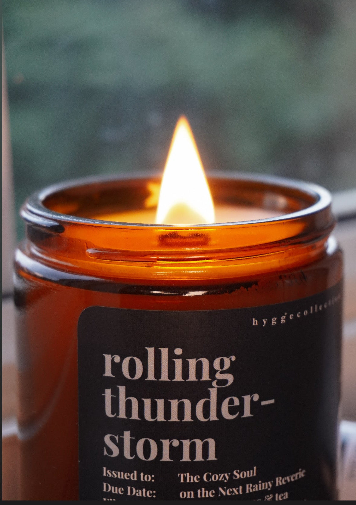 Rolling Thunderstorm – Coconut Apricot Wax Candle