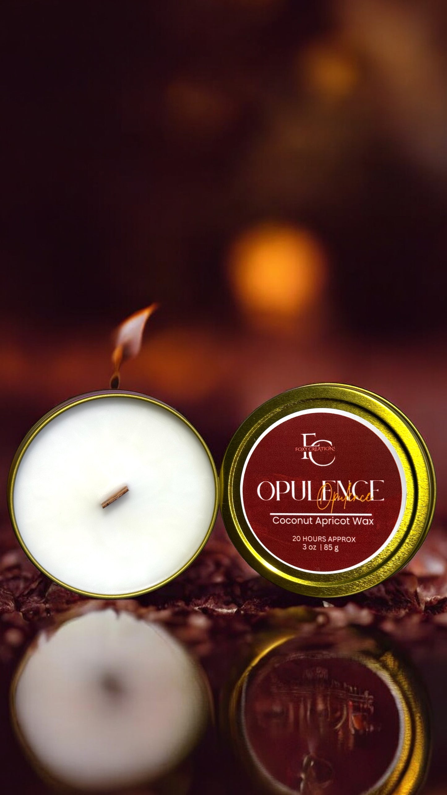 Opulence- Luxury coconut apricot wax