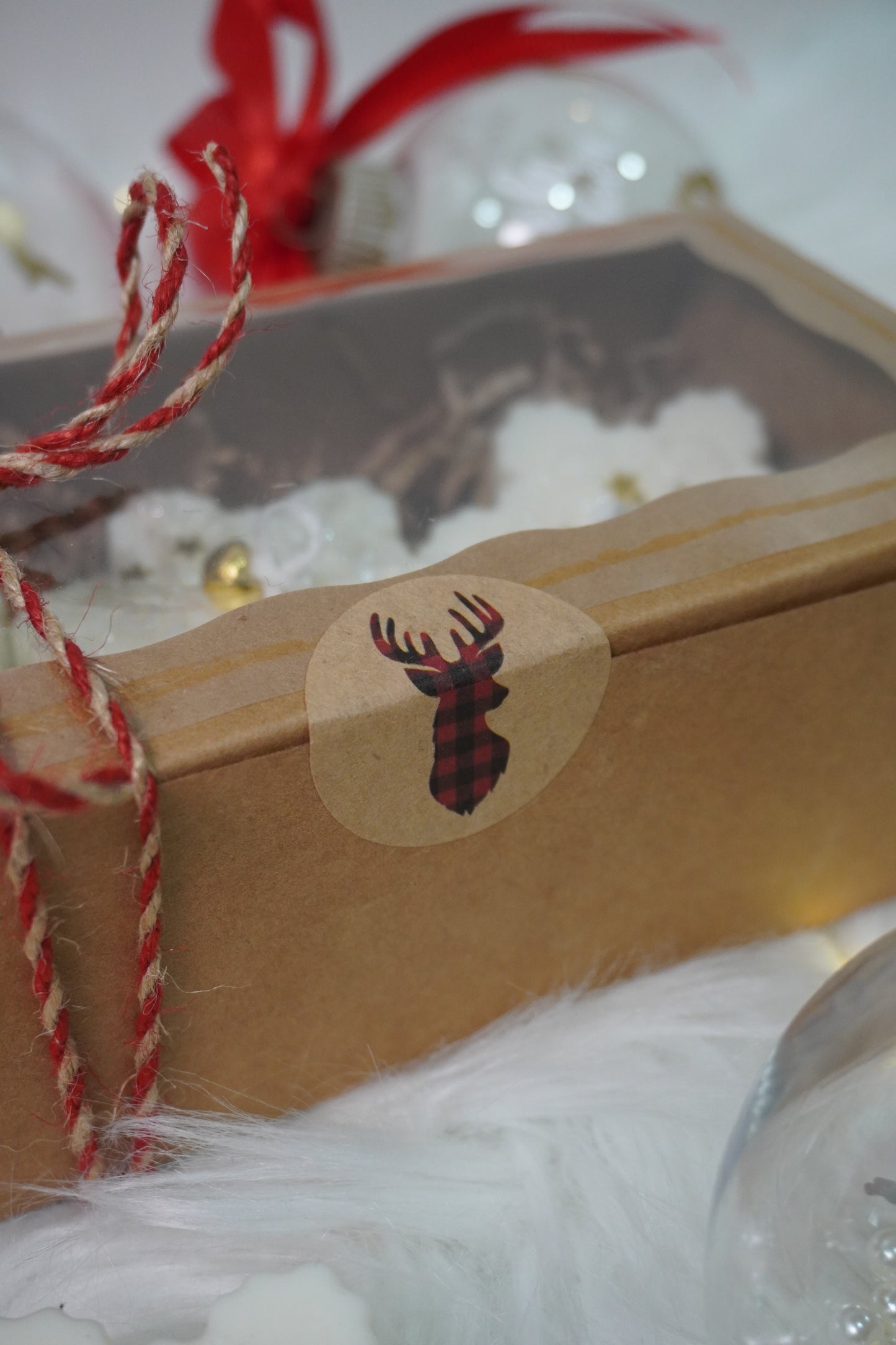 Snowflake Votive Candle gift box-Soy blend Wax