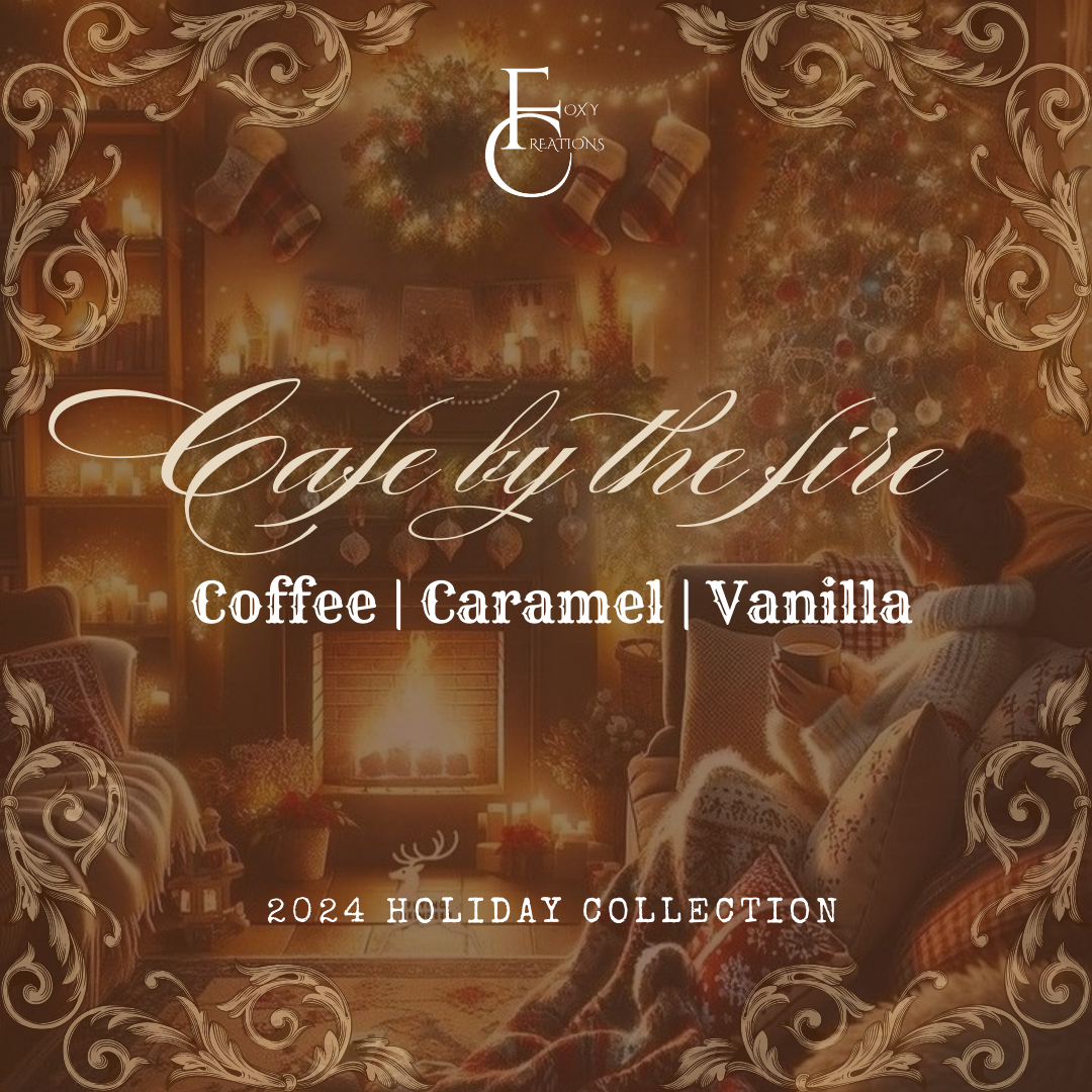 Café by the Fire- 100 % Natural Soy Wax Candle