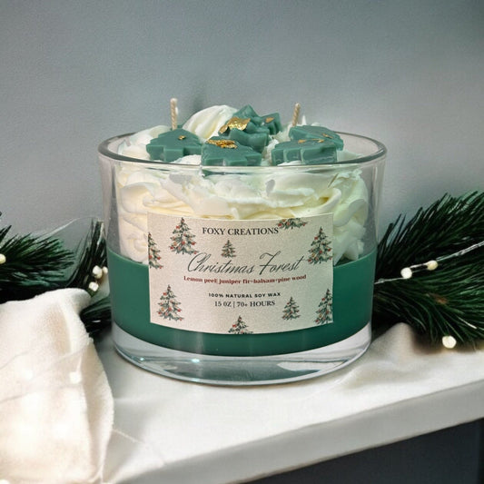 Christmas Forest-100% Natural Soy Wax Candle