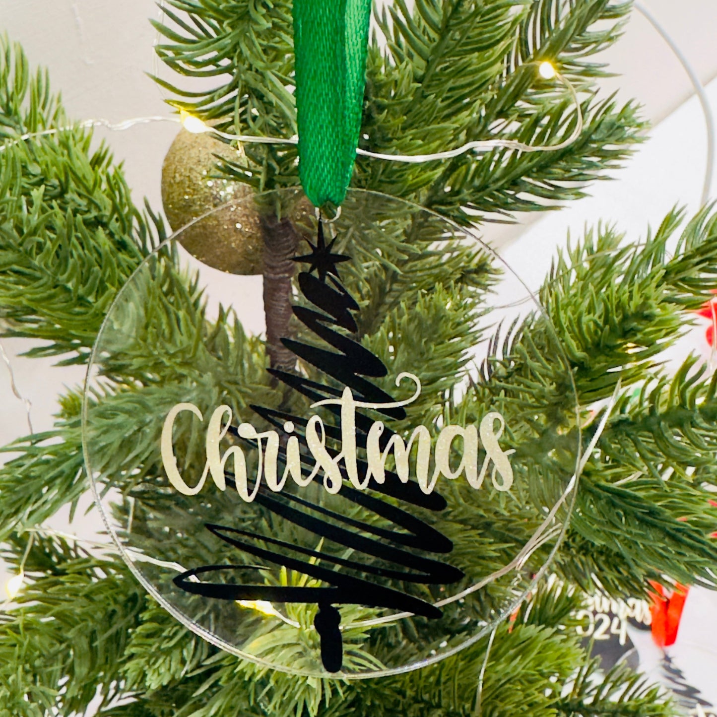 Festive Acrylic Ornaments Collection