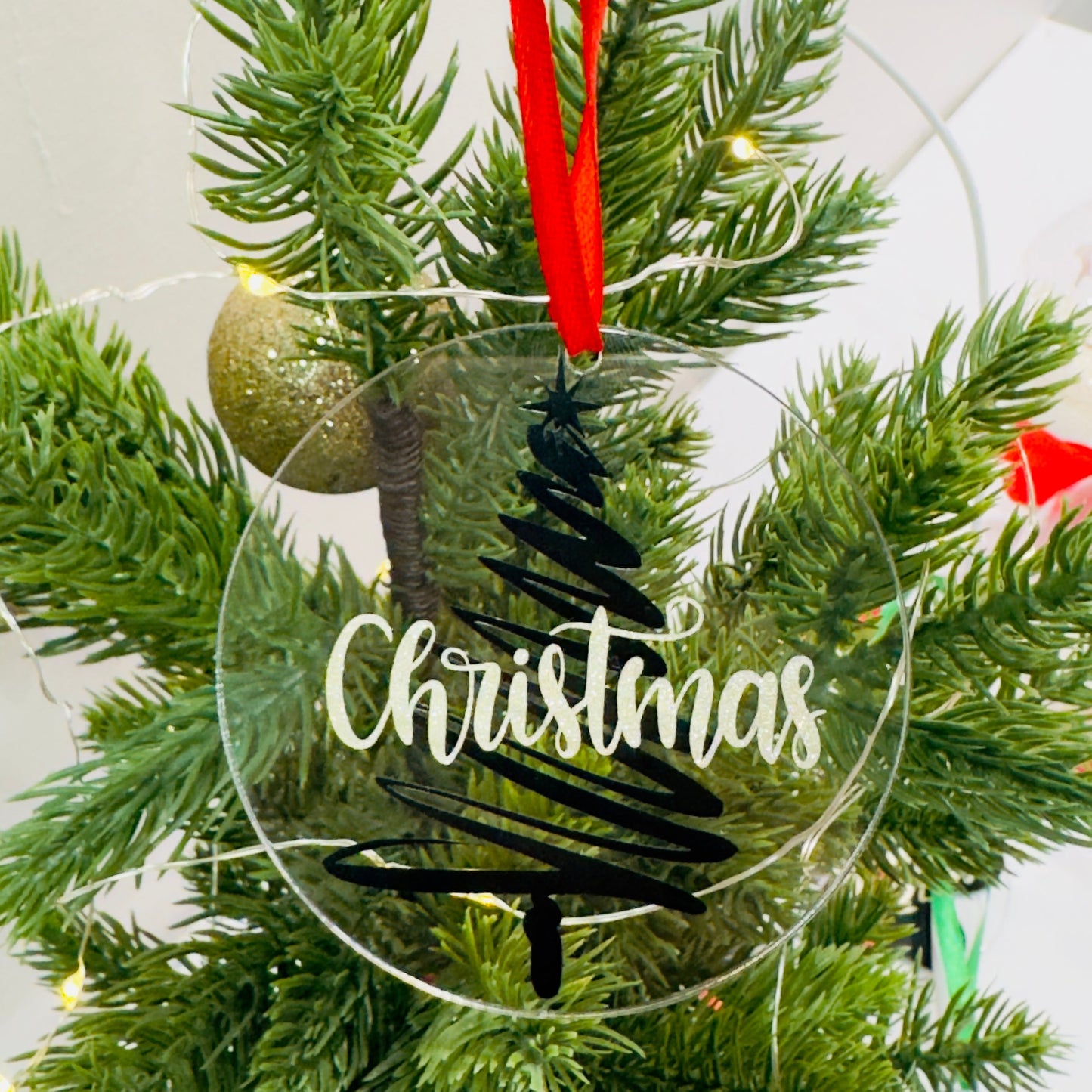 Festive Acrylic Ornaments Collection