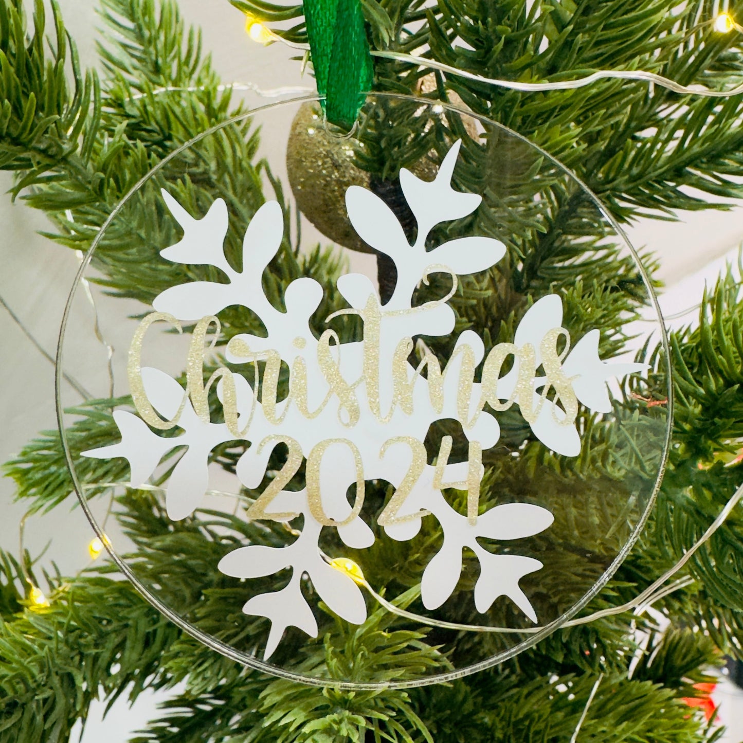 Festive Acrylic Ornaments Collection