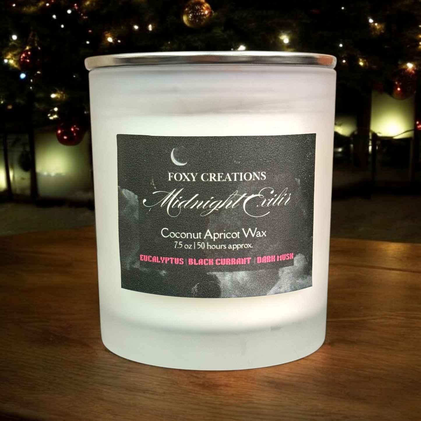 Midnight Elixir -Coconut Apricot Wax Scented Candle