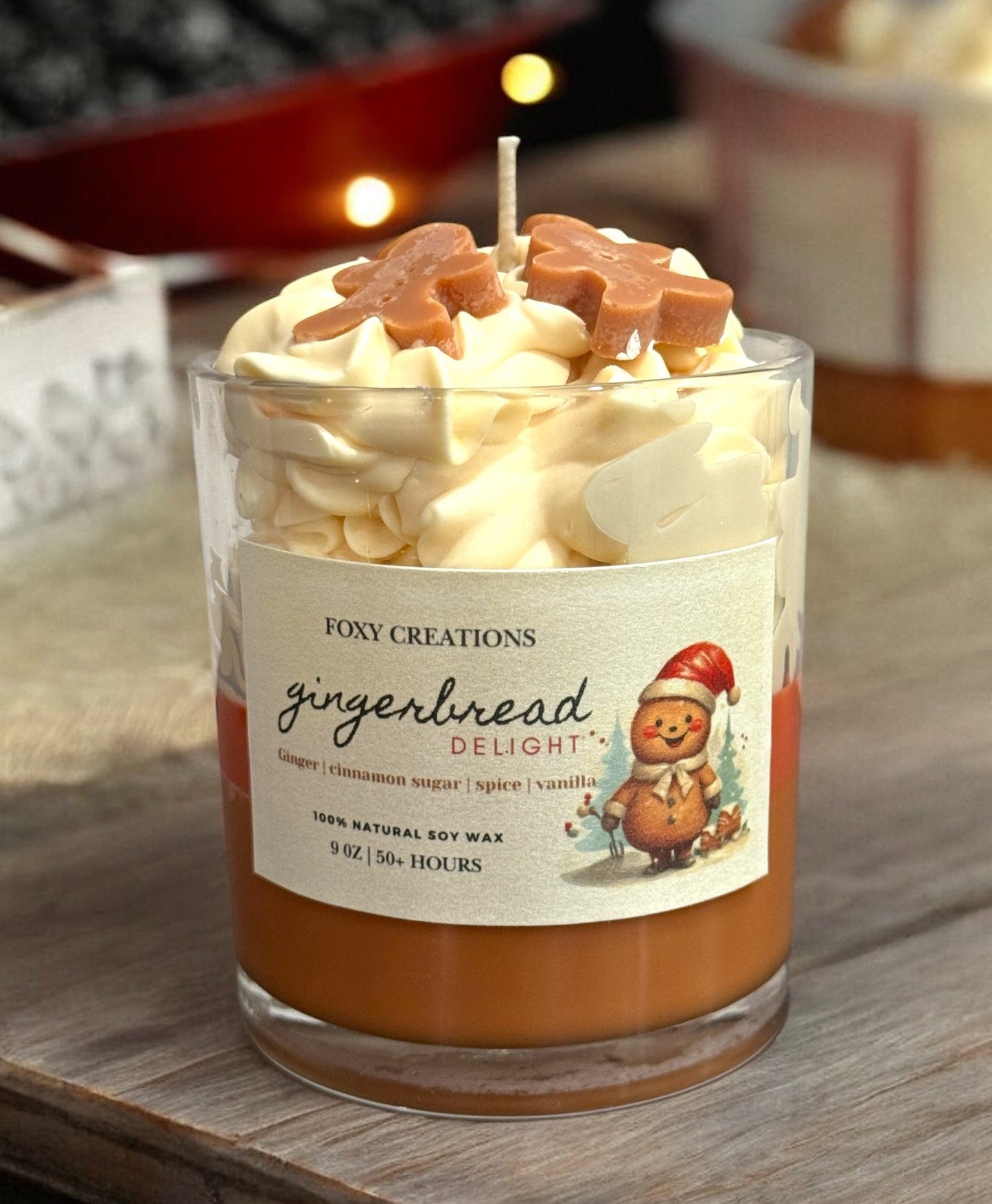 Gingerbread Delight- 100% Natural Soy Wax