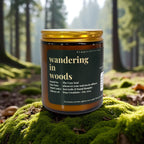 Wandering in Woods –  Coconut Apricot Wax Candle