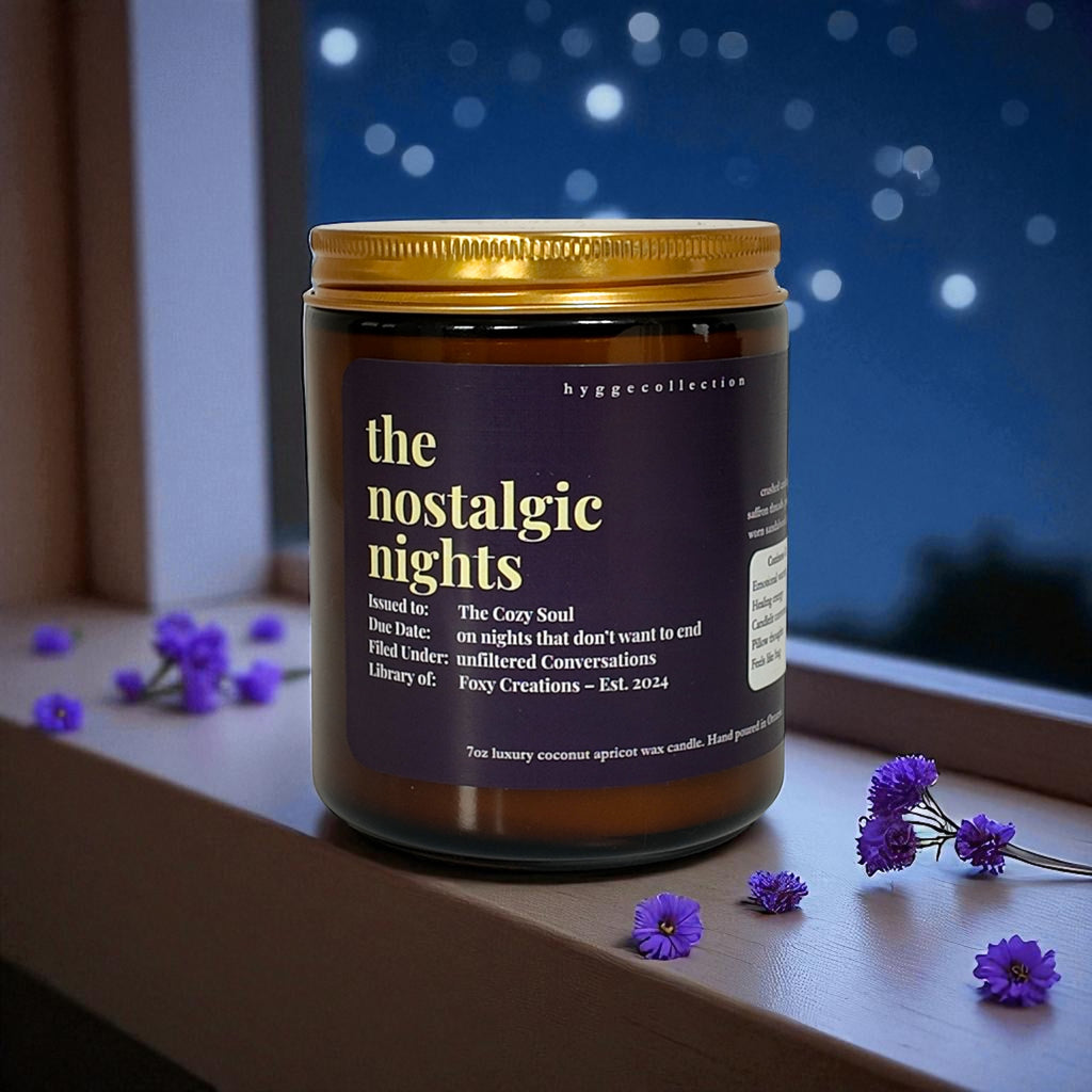 The Nostalgic Nights –  Coconut Apricot Wax Candle