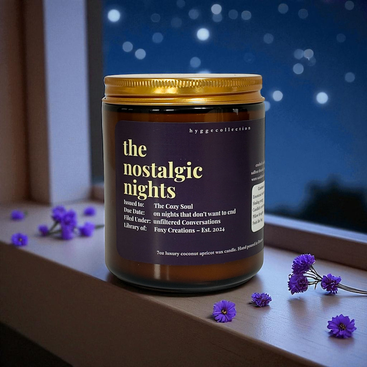 The Nostalgic Nights –  Coconut Apricot Wax Candle