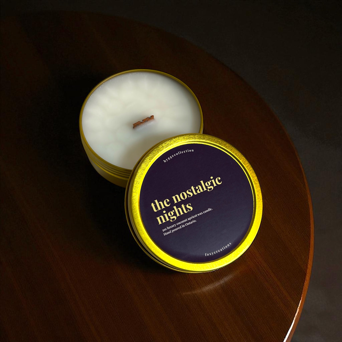 The Nostalgic Nights –  Coconut Apricot Wax Candle