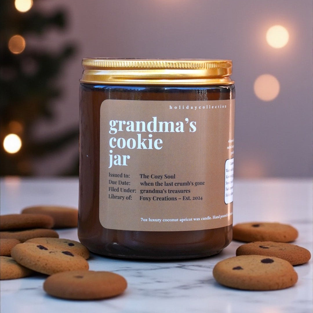 Grandma's Cookie Jar-Luxury Coconut Apricot Wax Candle