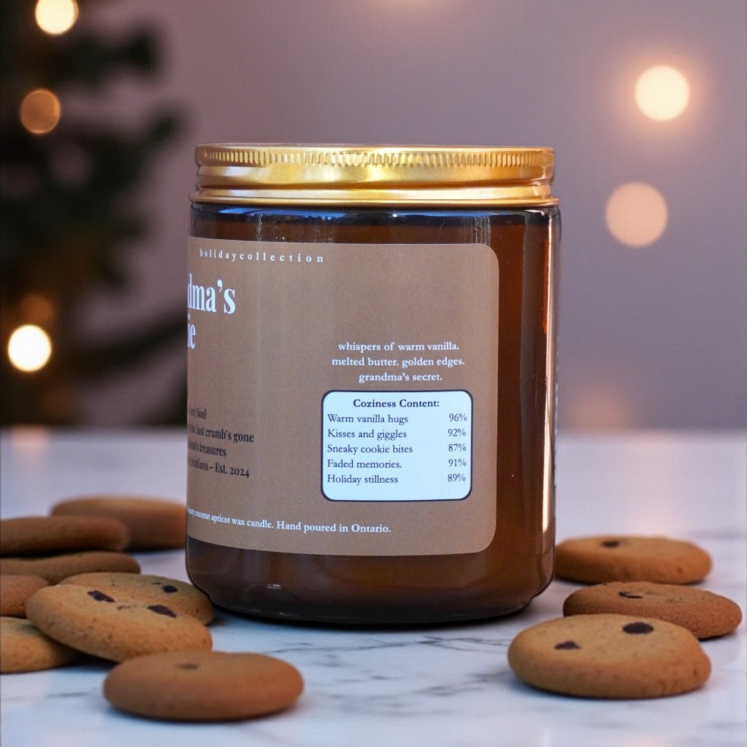 Grandma's Cookie Jar-Luxury Coconut Apricot Wax Candle