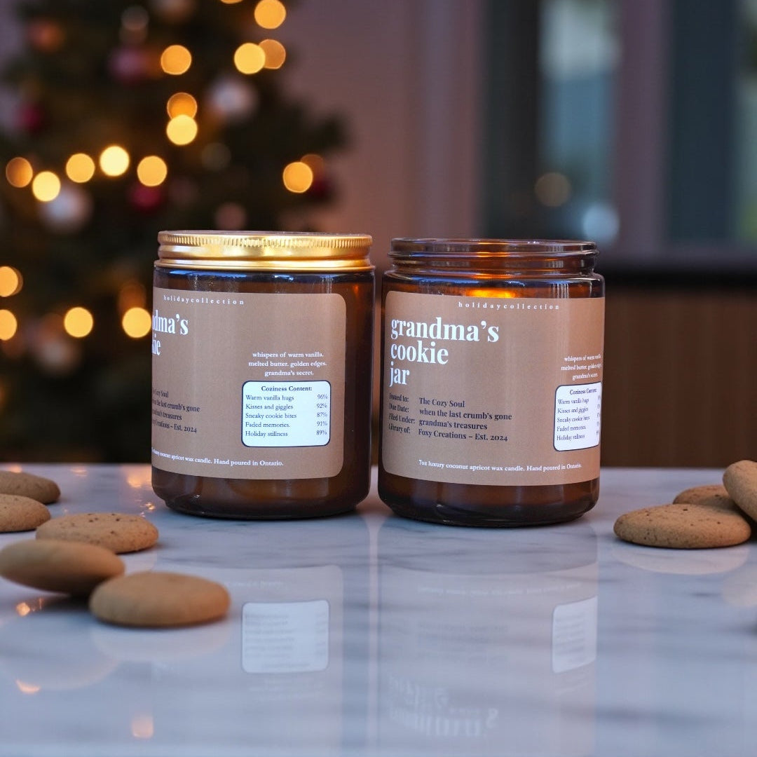 Grandma's Cookie Jar-Luxury Coconut Apricot Wax Candle