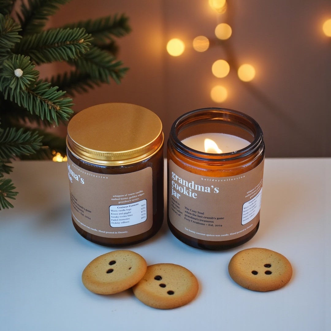 Grandma's Cookie Jar-Luxury Coconut Apricot Wax Candle