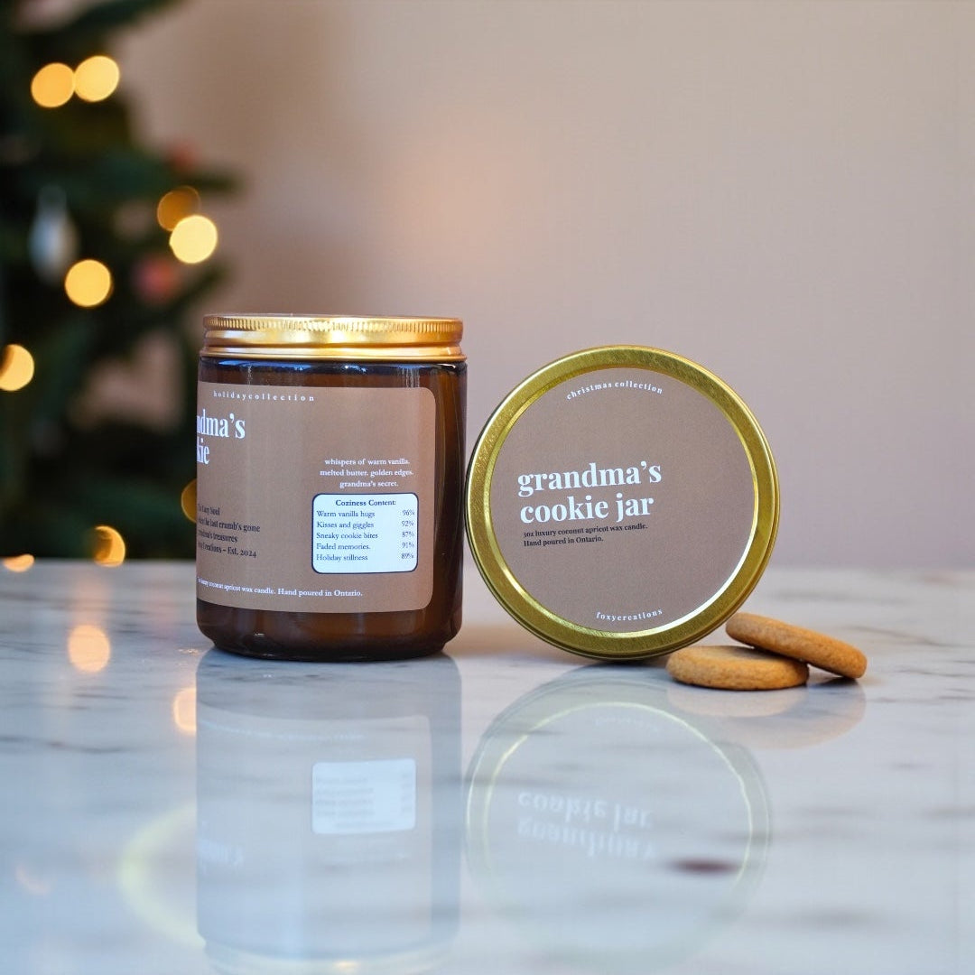 Grandma's Cookie Jar-Luxury Coconut Apricot Wax Candle