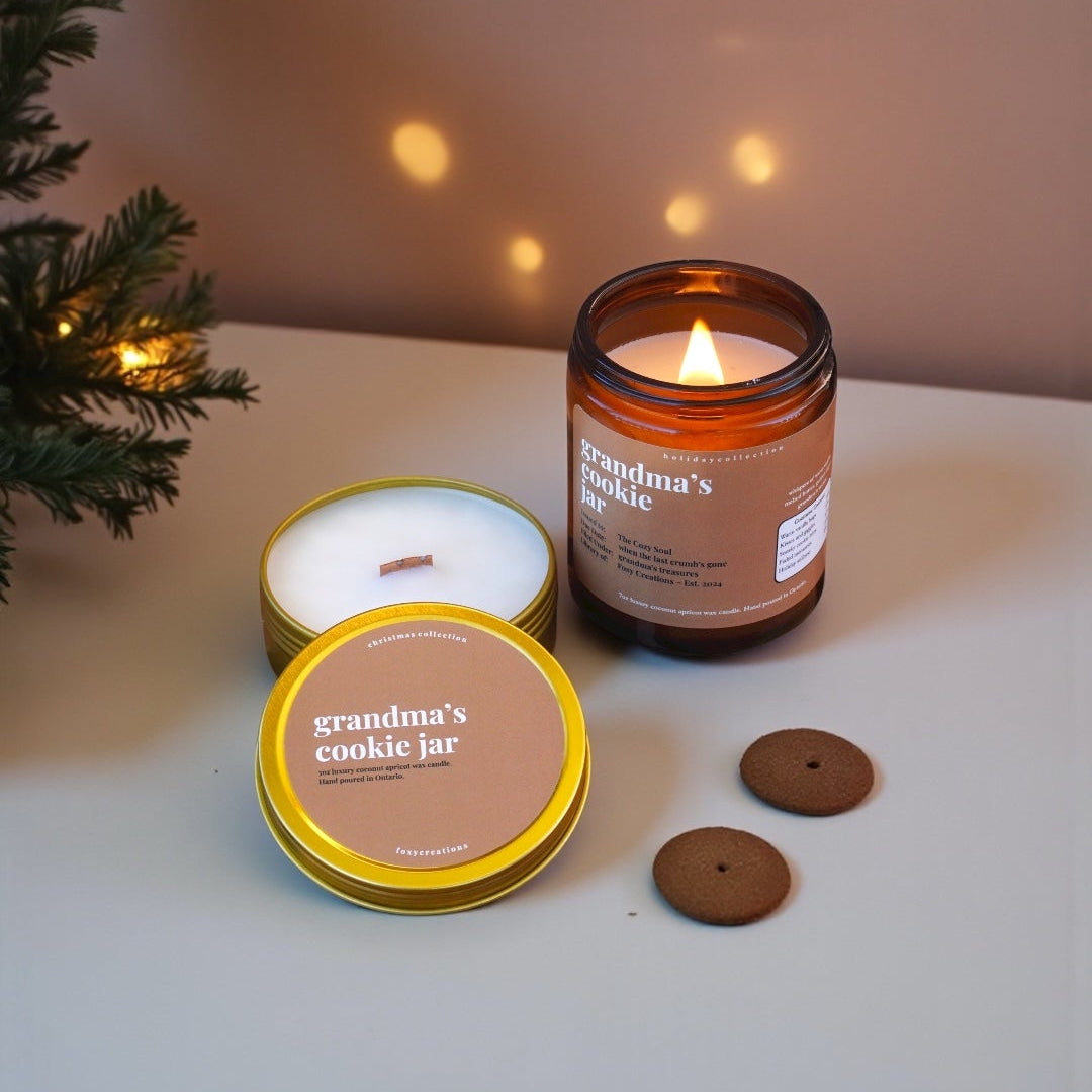 Grandma's Cookie Jar-Luxury Coconut Apricot Wax Candle