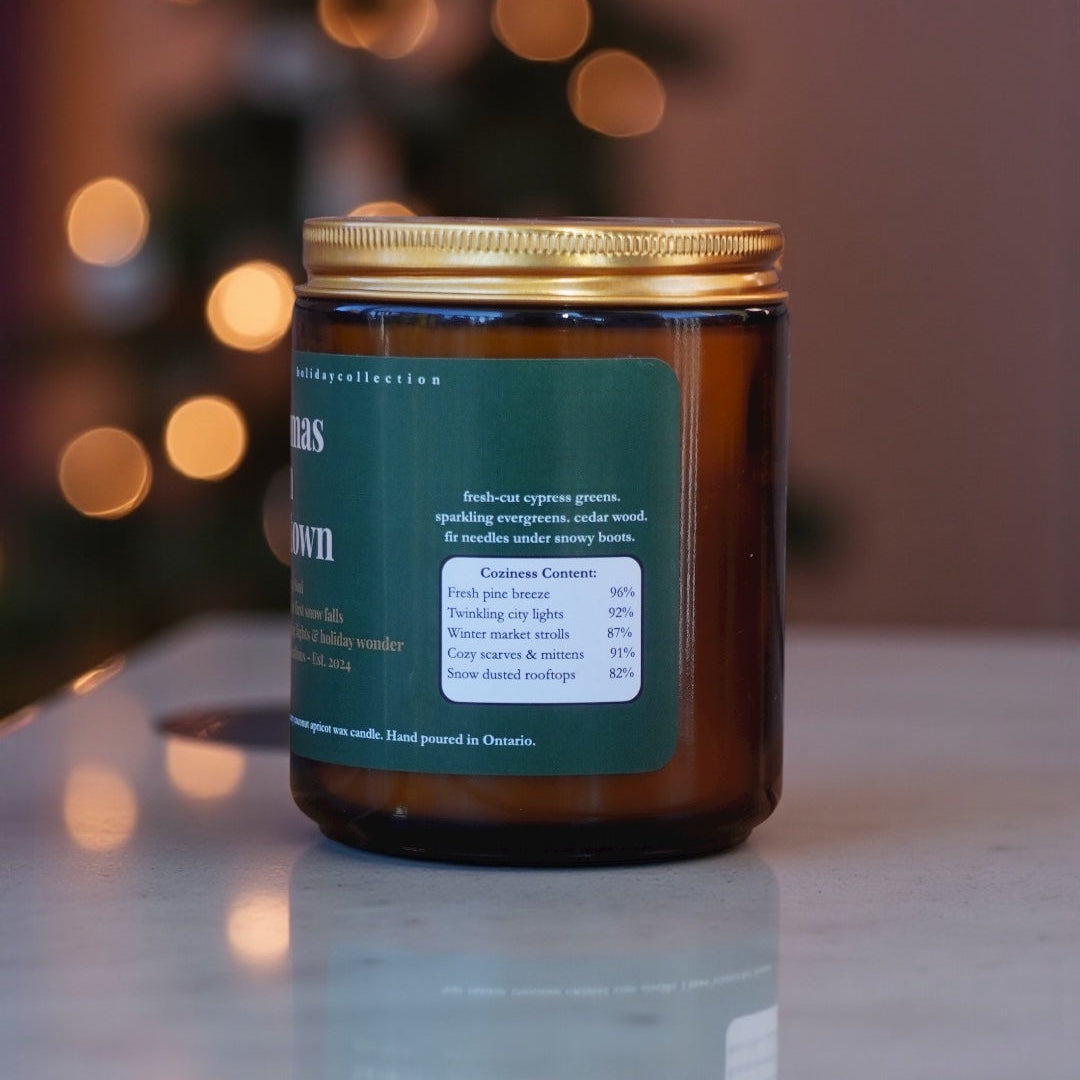 Christmas Tree in Downtown-Luxury Coconut Apricot Wax