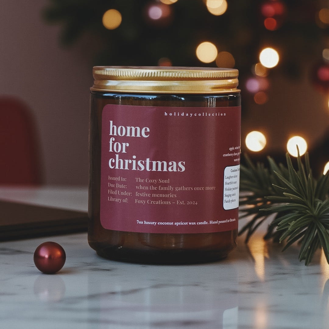 Home For Christmas-Coconut Apricot Wax Candle