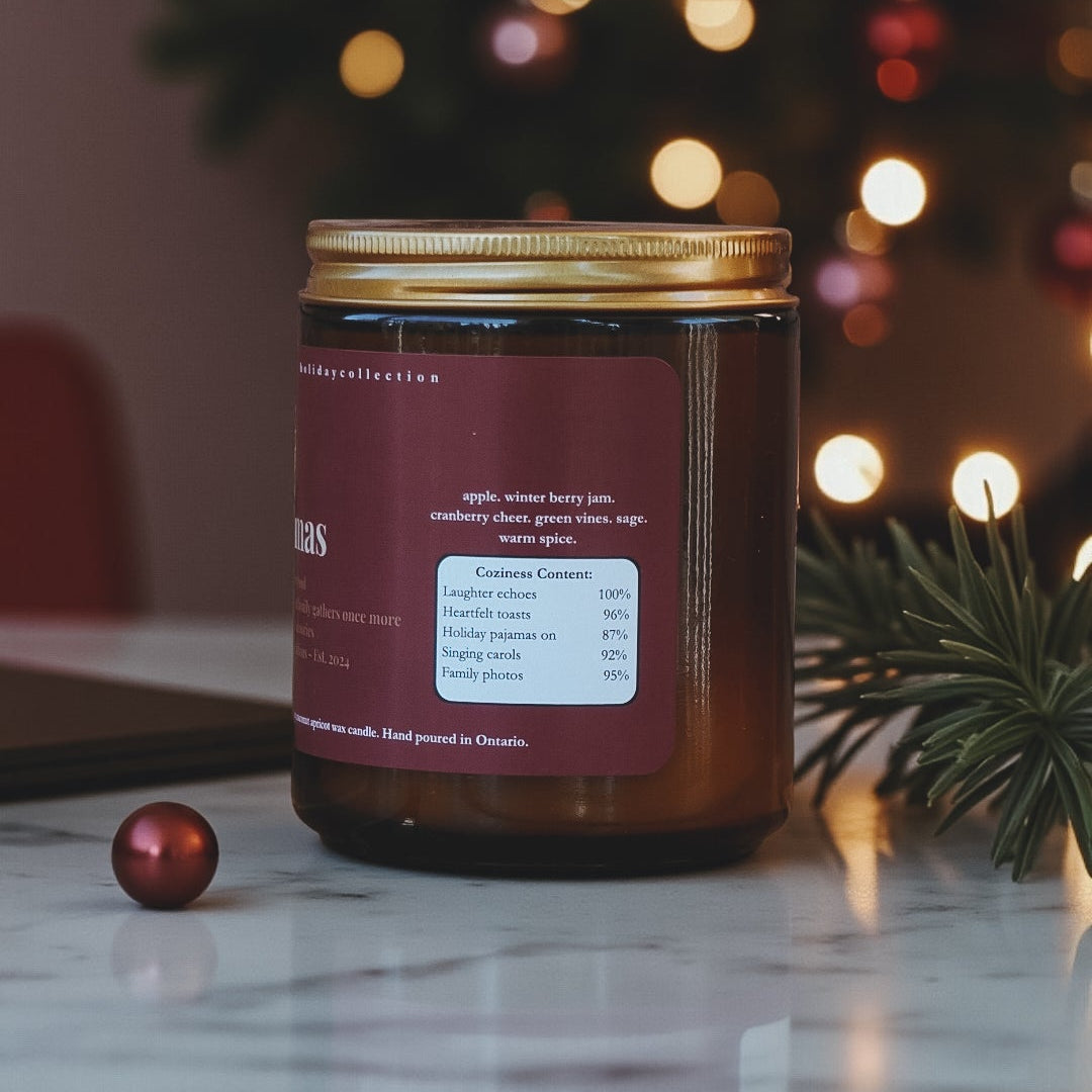 Home For Christmas-Coconut Apricot Wax Candle