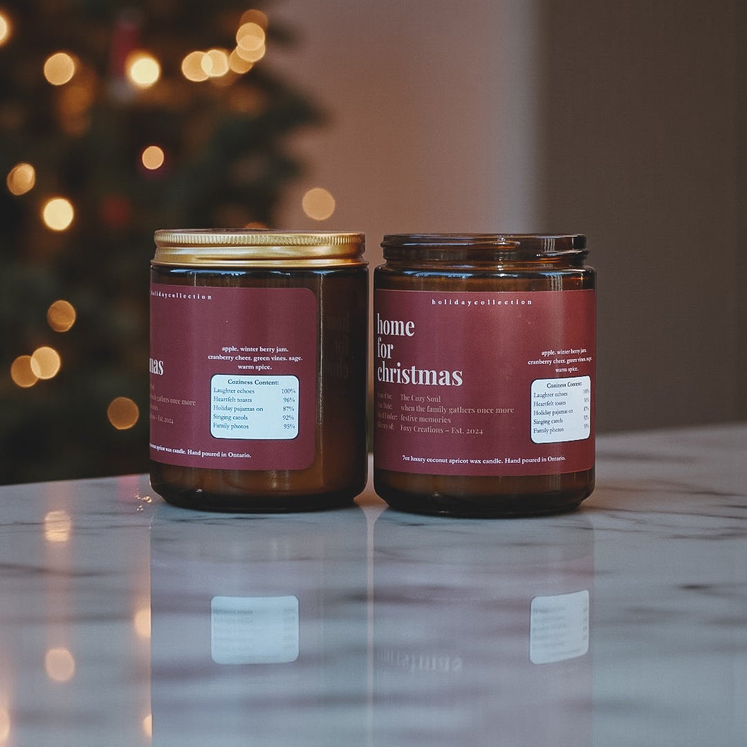 Home For Christmas-Coconut Apricot Wax Candle