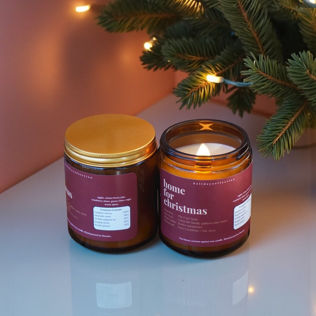 Home For Christmas-Coconut Apricot Wax Candle