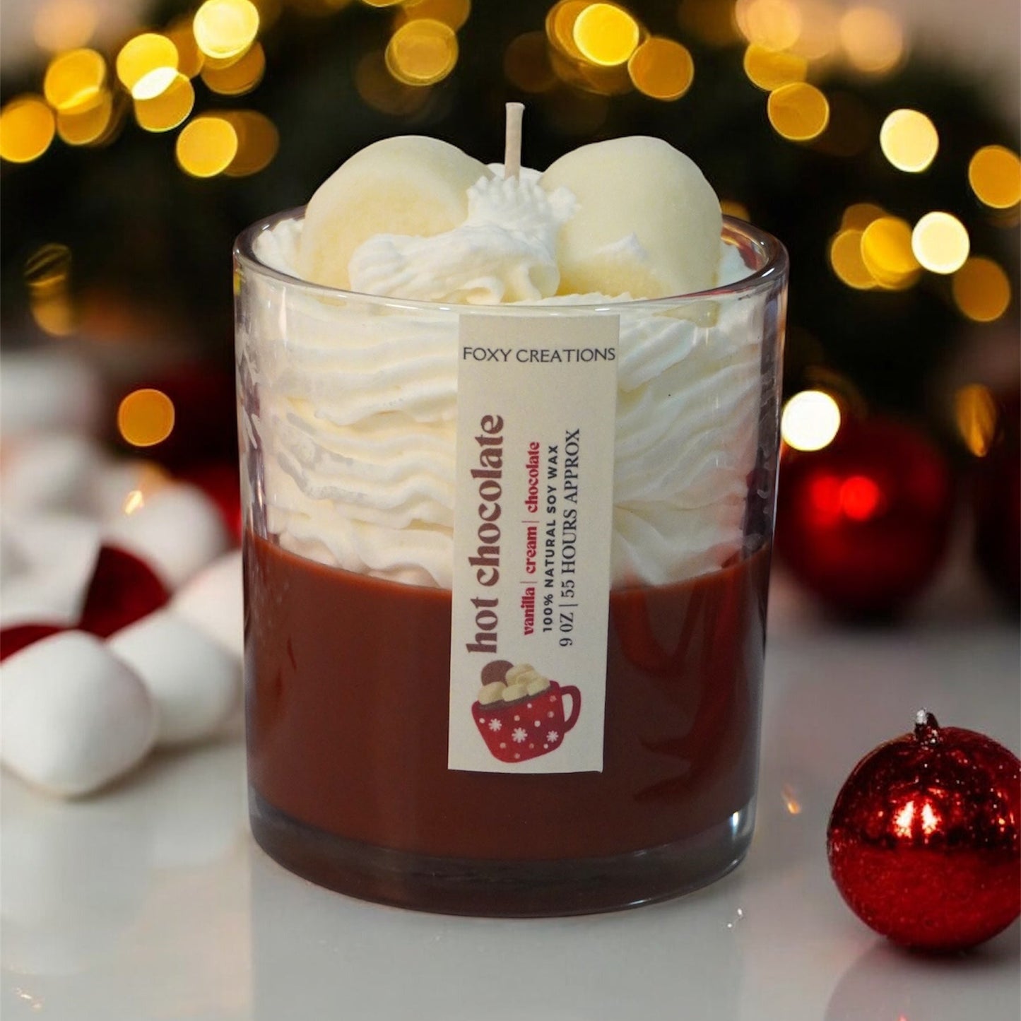 Hot Chocolate - Natural soy wax candle